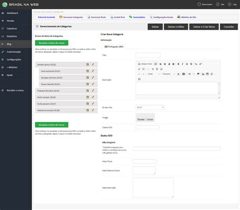 Criar E Gerenciar Categorias De Blog Na Loja Central De Ajuda