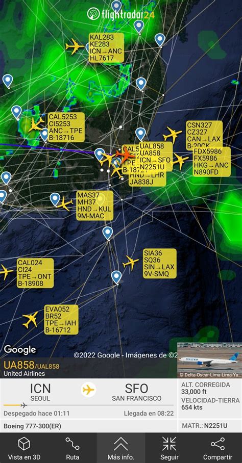 Vuelos Y Spotters On Twitter El Vuelo UA 858 De United Airlines