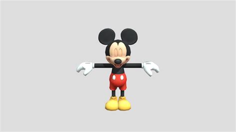 Mickey Mouse Fnati Anniversary Base Model Download Free 3d Model By