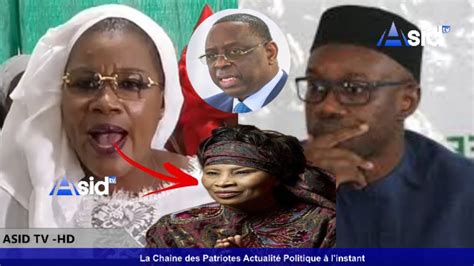 Plainte à la CPI Ndeye Sofie Camara répond à Aïssata Tall Sall on n a