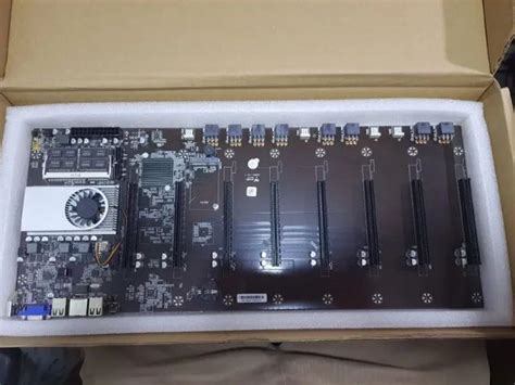 Placa Mãe Mineração 8 Entradas P Gpu Cpu Integrado Riserless Peças de