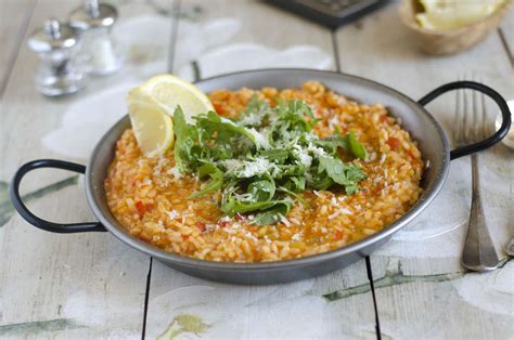 Spicy Risotto With Red Pepper Recipe