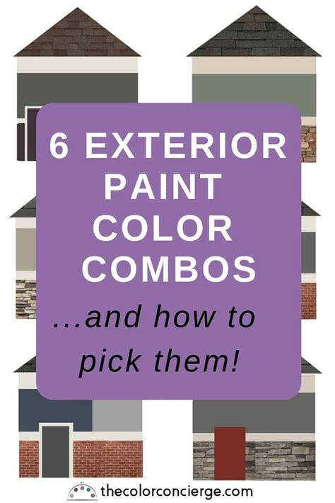 A Purple Sign That Says 6 Exterior Paint Color Combos And How To Pick Them