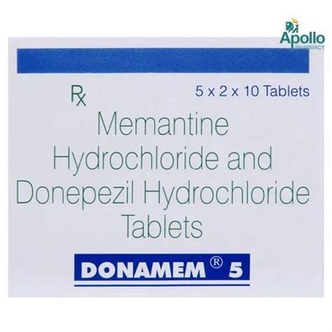 Memantine Hydrochloride Donepezil Hydrochloride Tablets 5 Mg At Best