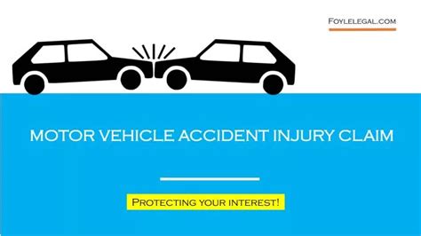 Ppt Motor Vehicle Accident Injury Claim Powerpoint Presentation Free