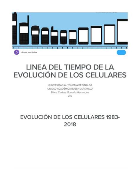 Linea Del Tiempo De La Evoluci N De Los Celulares Udocz