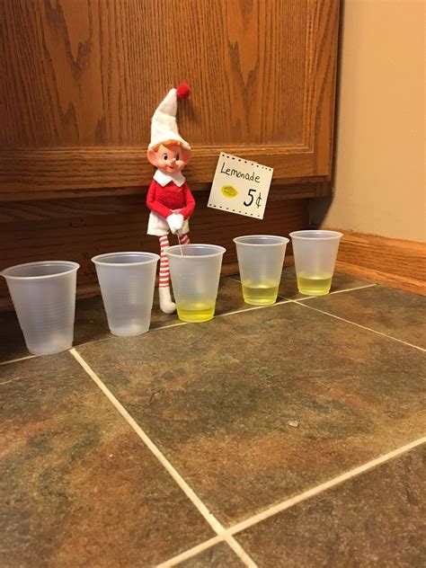 Elf On The Shelf Lemonade Awesome Elf On The Shelf Ideas Elf Elf On The Shelf