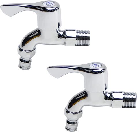 MroMax Brass Water Tap Faucet Chrome Plating Sink Basin Water Tap Mop