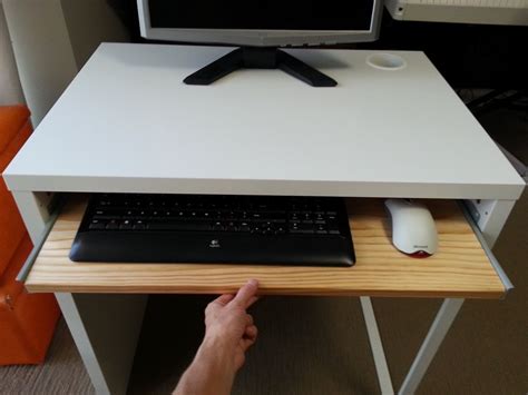 I Needed A Cheap Desk To Fit In A Small Space The IKEA Micke Desk Was