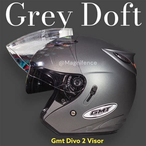 Jual Helm Half Face Gmt Original Double Visor Helem Motor Sni Murah