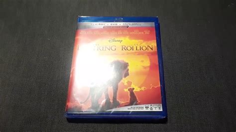 The Lion King Blu Ray Dvd Digital Combo Unboxing Youtube