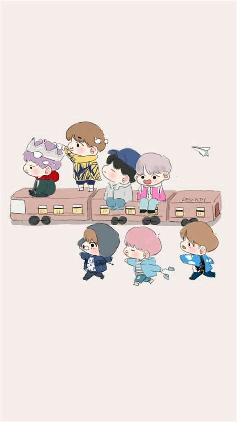 Chibi Bts Wallpapers Wallpaper Cave