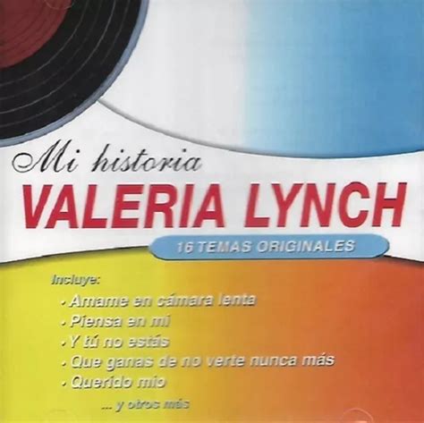 Cd Valeria Lynch Mi Historia Grandes Exitos 2003 Cuotas sin interés