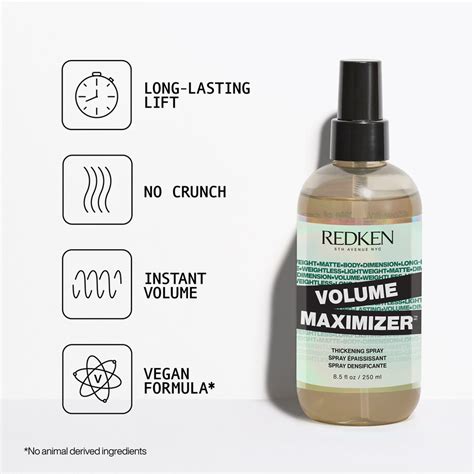 Volume Maximizer Weightless Hair Thickening Spray Redken