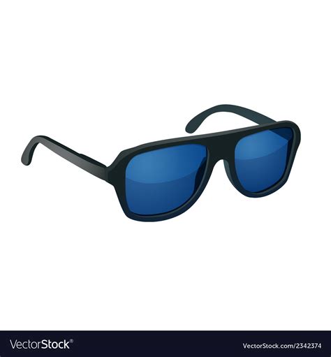 Sunglasses isolated on white background Royalty Free Vector