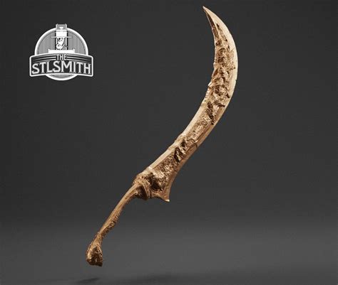 Файл Stl Harald Curved Greatsword Dark Souls 3 Life Size Prop Stl 🎭