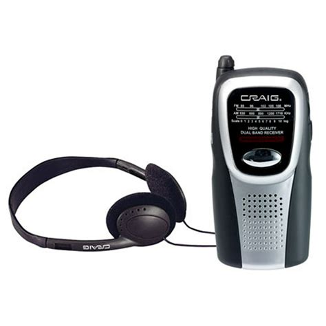 Craig AM/FM Pocket Radio With Speaker and Headphones - Walmart.com ...