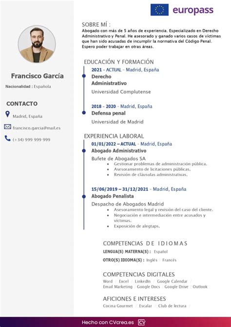 Ejemplos de Curriculum Vitae 2025 Guía por Profesión