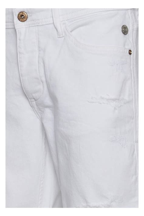 Pantalón vaquero corto hombre blanco Talla L Color BLANCO