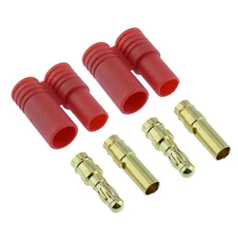 PAIR Of HXT 3 5mm Gold Bullet RC Lipo Battery Connector Car Plane