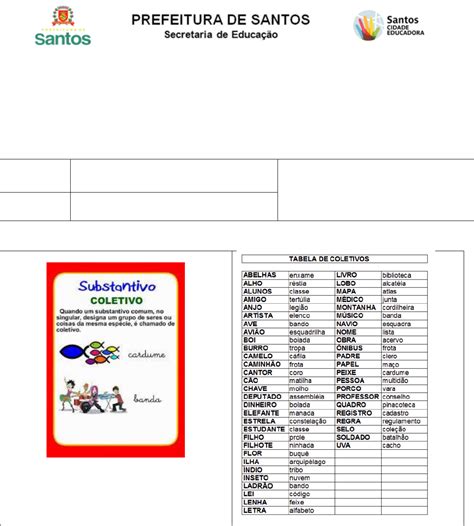 Exemplo De Substantivo Coletivos - 6