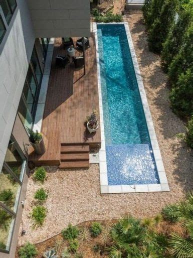 46 Creative Narrow Pools For The Tightest Spaces Small Backyard