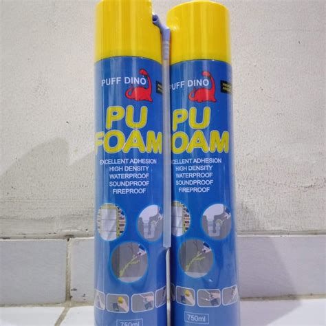 Jual Pu Foam Spray Puff Dino Polyurethan Semprot Spray 750 Ml Shopee