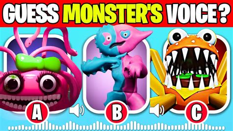 Guess The MONSTER S VOICE 2 GARTEN OF BANBAN 4 HAIRY MARY