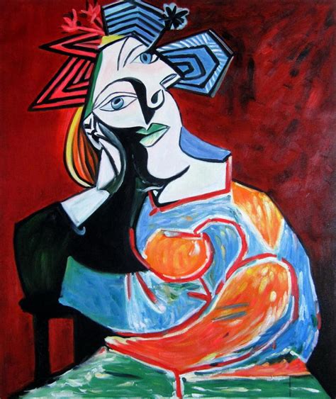 30x36 inches Rep. Pablo Picasso stretched Oil Painting Canvas Art Wall Decor05D - Paintings