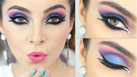 Party Make Up Ideen Mit Verschiedenen Farben And Dekorativen Elementen