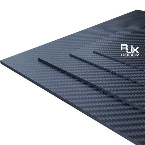 Rjxhobby Pcs K Full Carbon Fiber Sheet X X Mm Twill