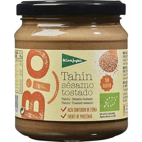 Tahini Sésamo Tostado sem Glúten Biológico frasco 300 g EL CORTE