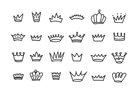 Free Crown Doodle Logo Vector Images (28)