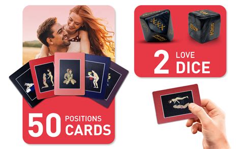 Prosixtoy Couples Sex Game For Adults 50 Sex Positions Cards 2 Sex Dice Couples