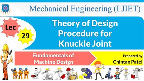 L 29 Theory Of Design Procedure For Knuckle Joint Fundamentals Of