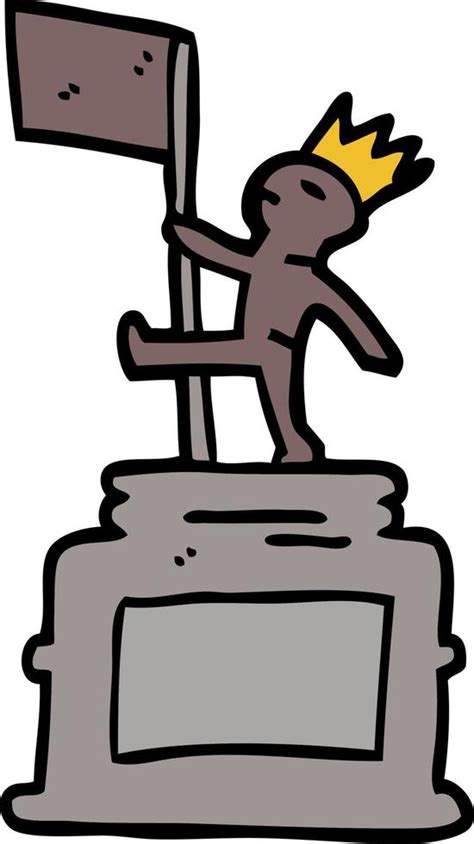 Cartoon Doodle Monument Statue 12370126 Vector Art At Vecteezy