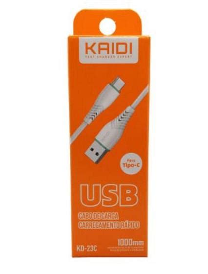 Cabo De Dados Tipo C Usb Type C Kaidi Kd C Cabo Usb Magazine Luiza