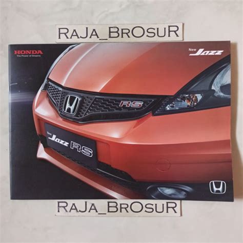 Jual Poster Brosur Katalog Booklet Honda Jazz Rs Shopee Indonesia