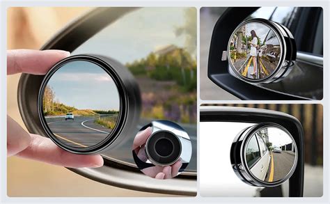 2Pcs Blind Spot Mirrors For Cars 360Rotatable Blindspot Mirrors For