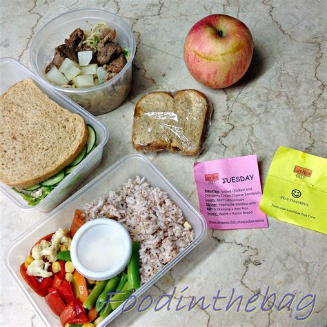 Lunch Box Diet: A Preview into " My Diet" | Food In The Bag