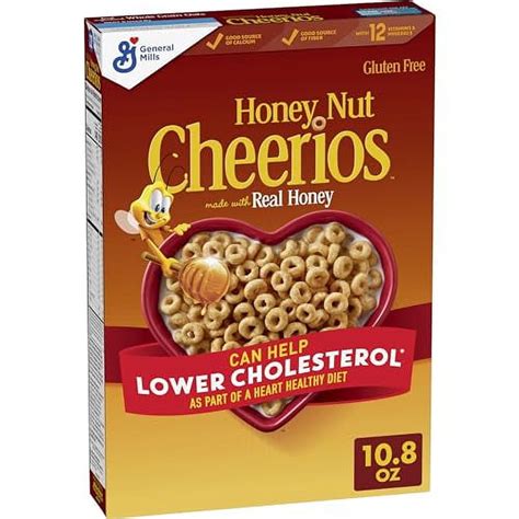 Honey Nut Cheerios Cereal Limited Edition Happy Heart Shapes Heart