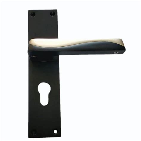 Black Zinc Mortise Door Lock Handle For Home Length 8 Inch At Rs 999piece In Aligarh