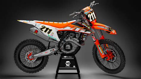 Kit Déco Ktm Sx Sxf Team Vdl Motorsports 22 50 65 85 125 250 350 450