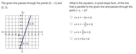 FREE The Given Line Passes Through The Points 0 And 2 3 On A