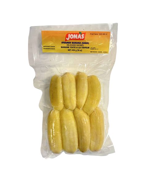 JONAS Steamed Banana (Nilagang Saging) - Corinthian Distributors