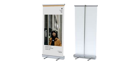 Economy Retractable Banner Stand X