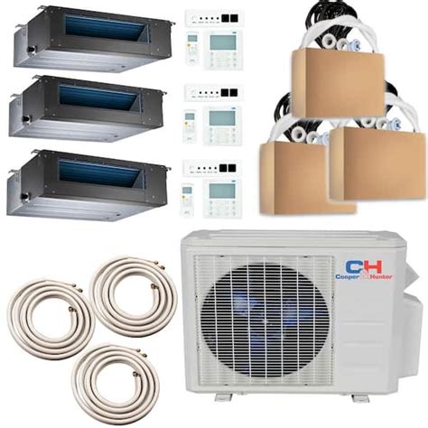 Cooper And Hunter Sophia 27 000 Btu 2 5 Ton 22 Seer Duct Type Multi Zone