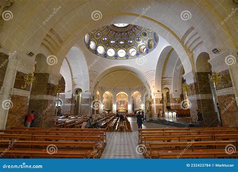 Interior Views Of The Basilica Sanctuary Of Our Lady Of Lourdes