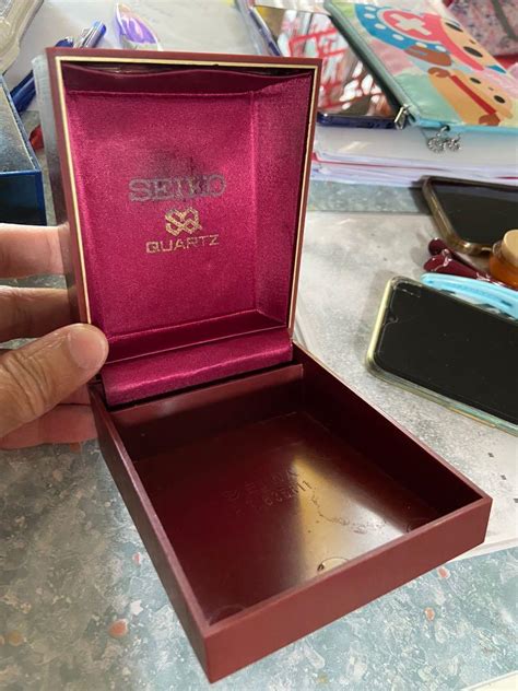 Vintage Seiko Watch Box For Sq Super Quartz 男裝 手錶及配件 飾物架、飾物盒、飾物收納盒