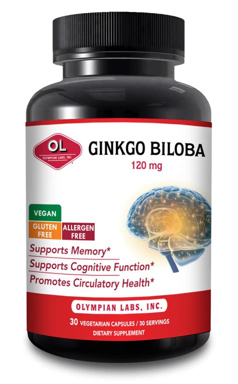 Ginkgo Biloba 120mg Olympian Labs